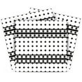 thumbnail image 1 of Mi Alma Removable Vinyl Diamond Shaped Black White Backsplash Tile Stickers, 24pcs, 1 of 11