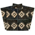 thumbnail image 1 of Mi Alma Removable Vinyl Geometric Black Beige Backsplash Tile Stickers, 24pcs, 1 of 15