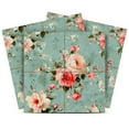 thumbnail image 1 of Mi Alma Rose Red Green Tile Stickers - Removable Vinyl 4x4, 24 pcs, 1 of 12
