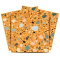thumbnail image 1 of Mi Alma Terrazzo Design Orange Tile Stickers - Removable Vinyl 4x4, 24 pcs, 1 of 11