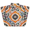 thumbnail image 1 of Mi Alma Tile Stickers 24 pcs Talavera Wall Stencils Wall Stickers Peel and Stick Easy Application – Ideal for Bathroom, Kitchen Wall Tile Decals (4x4 Inch, Mexican Orange H53), 1 of 10