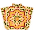 thumbnail image 1 of Mi Alma Trendy Orange Green Tile Stickers - Removable Vinyl 4x4, 24 pcs, 1 of 10