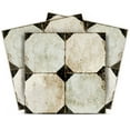thumbnail image 1 of Mi Alma Vintage Black Gray Tile Stickers - Removable Vinyl 4x4, 24 pcs, 1 of 11