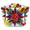 thumbnail image 1 of Mi Alma Vintage Floral Blue/Red Tile Stickers - Removable Vinyl 4x4, 24 pcs, 1 of 11