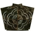 thumbnail image 1 of Mi Alma Vinyl Backsplash Decor - Black Gray Rustic Flower Peel & Stick Tiles 6x6, 1 of 11