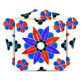 thumbnail image 1 of Mi Alma Vinyl Backsplash Decor - Blue Red Flower Peel & Stick Tiles 6x6, 1 of 12