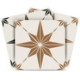 thumbnail image 1 of Mi Alma Vinyl Backsplash Decor - Brown Star Shaped Peel & Stick Tiles 6x6, 1 of 10