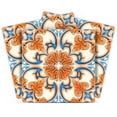 thumbnail image 1 of Mi Alma Vinyl Backsplash Decor - Orange Blue Retro Peel & Stick Tiles 6x6, 1 of 10