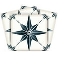 thumbnail image 1 of Mi Alma Vinyl Peel and Stick Star Shaped B69 Backsplash Tile Stickers, Dark Gray, 5" x 5" (24-Pack), 1 of 10