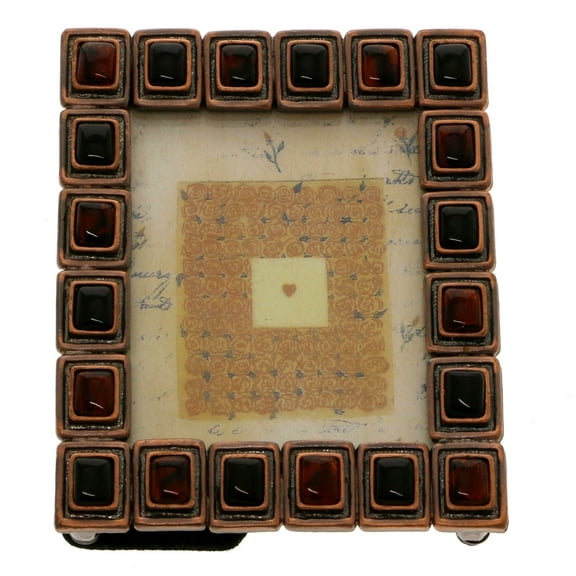 Mi Amore 2 1/2X3 Picture-Frame Copper-Tone/Brown