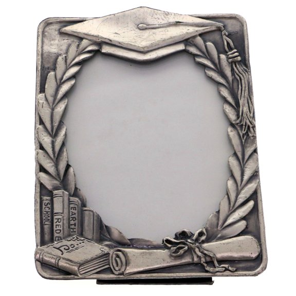 Mi Amore 3 1/2X5 Graduate Picture-Frame Pewter
