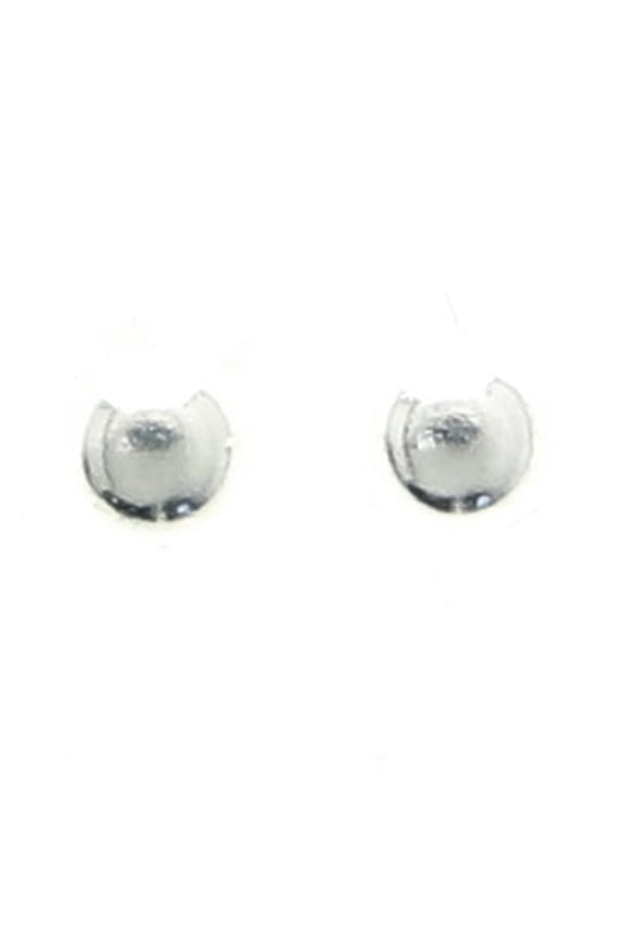 925 Sterling Silver Stud-Earrings Silver