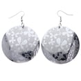 thumbnail image 1 of Mi Amore Butterfly Dangle-Earrings Silver-Tone/White, 1 of 2
