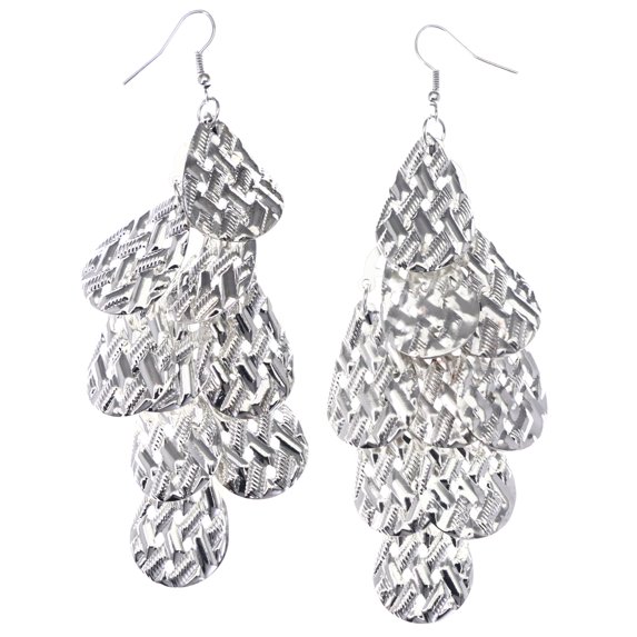 Mi Amore Chandelier-Earrings Silver-Tone