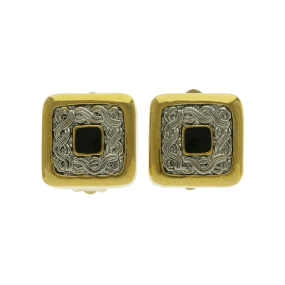 Mi Amore Clip-On-Earrings Gold-Tone/Silver-Tone