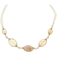thumbnail image 1 of Mi Amore Collar-Necklace Gold-Tone/White, 1 of 3
