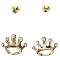 thumbnail image 1 of Mi Amore Crown Multiple-Earring-Set Gold-Tone, 1 of 2
