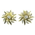 thumbnail image 1 of Mi Amore Crystal Accents Sun Clip-On-Earrings Gold-Tone, 1 of 2