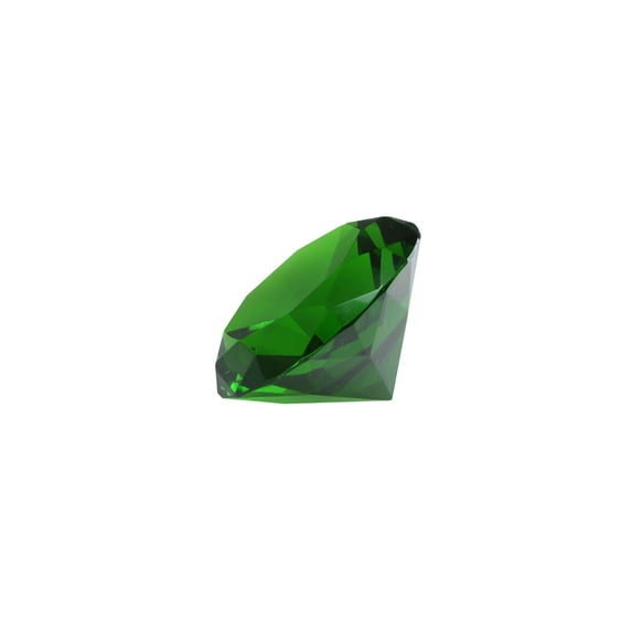 Mi Amore Crystal Jewel Shaped Decorative-Paper-Weight Green