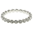 thumbnail image 1 of Mi Amore Crystal Sized-Ring Silver-Tone Size 7.00, 1 of 2