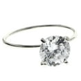 thumbnail image 1 of Mi Amore Cubic-Zirconia Sized-Ring Silver-Tone Size 9.00, 1 of 2