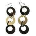 thumbnail image 1 of Mi Amore Dangle-Earrings Black/Gold-Tone, 1 of 4