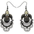 thumbnail image 1 of Mi Amore Dangle-Earrings Black/White, 1 of 2