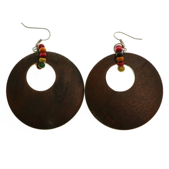 Mi Amore Dangle-Earrings Brown/Multicolor