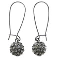 thumbnail image 1 of Mi Amore Dangle-Earrings Dark-Silver, 1 of 2