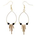 thumbnail image 1 of Mi Amore Dangle-Earrings Gold-Tone/Black, 1 of 2