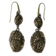 thumbnail image 1 of Mi Amore Dangle-Earrings Gold-Tone/Brown, 1 of 2