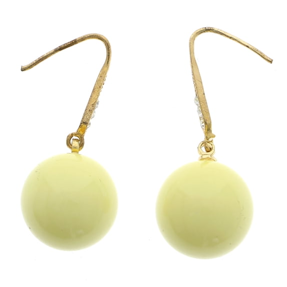 Mi Amore Dangle-Earrings Gold-Tone/Yellow