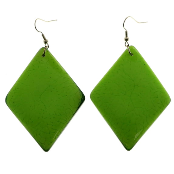 Mi Amore Dangle-Earrings Green