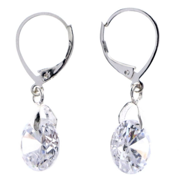 Mi Amore Dangle-Earrings Silver-Tone