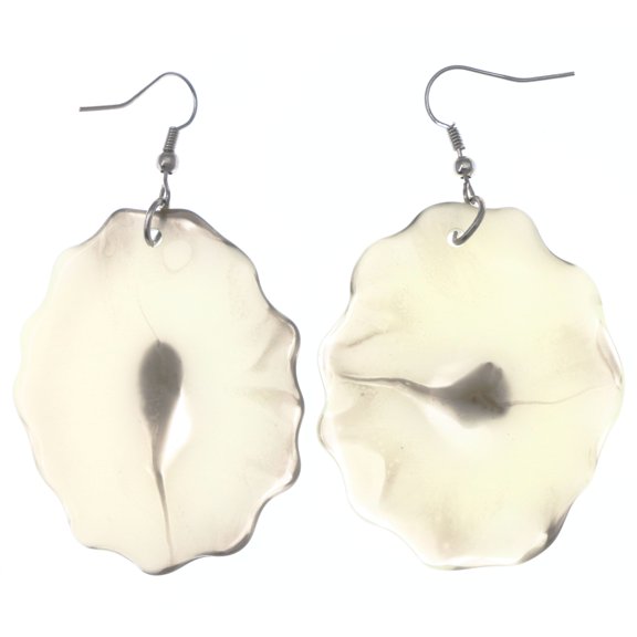 Mi Amore Dangle-Earrings White/Black