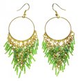 thumbnail image 1 of Mi Amore Drop-Dangle-Earrings Green/Gold-Tone, 1 of 5