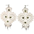 thumbnail image 1 of Mi Amore Drop-Dangle-Earrings White, 1 of 2