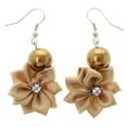 thumbnail image 1 of Mi Amore Flower Dangle-Earrings Brown, 1 of 2