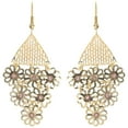 thumbnail image 1 of Mi Amore Flower Dangle-Earrings Gold-Tone, 1 of 2
