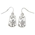 thumbnail image 1 of Mi Amore Flower Dangle-Earrings Silver-Tone, 1 of 2