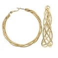 thumbnail image 1 of Mi Amore Hoop-Earrings Gold-Tone, 1 of 2