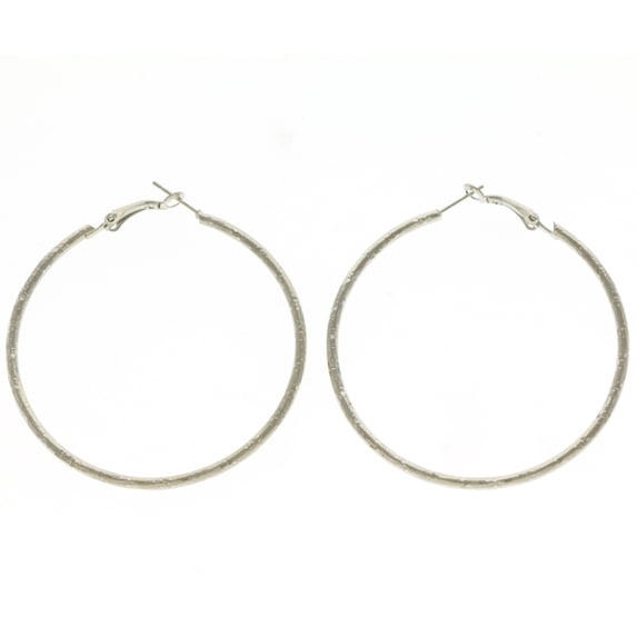Mi Amore Hoop-Earrings Silver-Tone