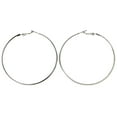 thumbnail image 1 of Mi Amore Hoop-Earrings Silver-Tone, 1 of 2