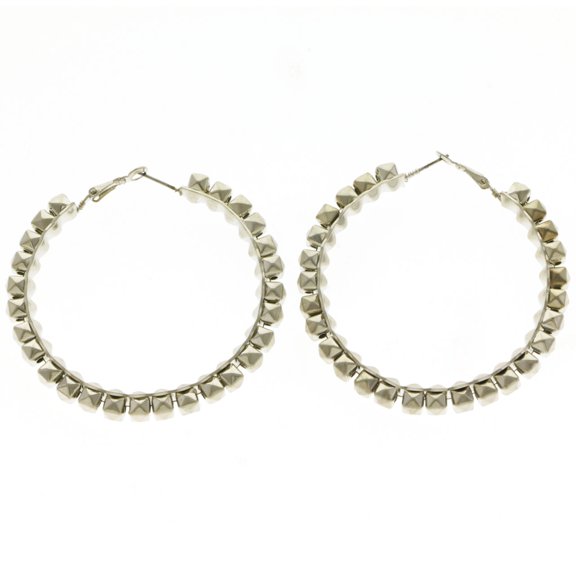 Mi Amore Hoop-Earrings Silver-Tone