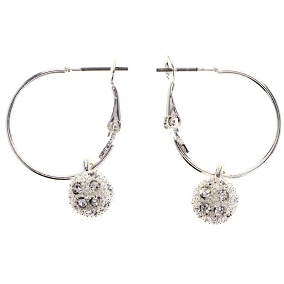 Mi Amore Hoop-Earrings Silver-Tone