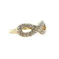 thumbnail image 1 of Mi Amore Infinity symbol Sized-Ring Gold-Tone/White Size 8, 1 of 2