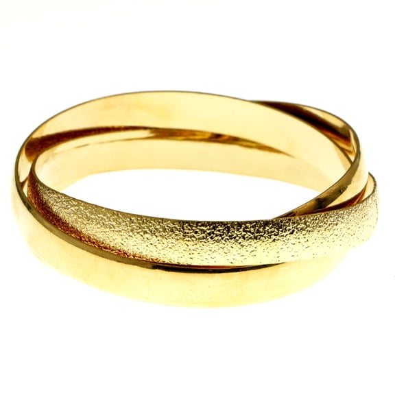 Mi Amore Linked-Bangle-Bracelet Gold-Tone