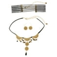 thumbnail image 1 of Mi Amore Necklace-Earring-Set Gold-Tone/Black, 1 of 4