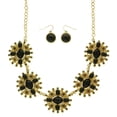 thumbnail image 1 of Mi Amore Necklace-Earring-Set Gold-Tone/Black, 1 of 3