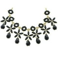thumbnail image 1 of Mi Amore Necklace-Earring-Set Gold-Tone/Black, 1 of 3